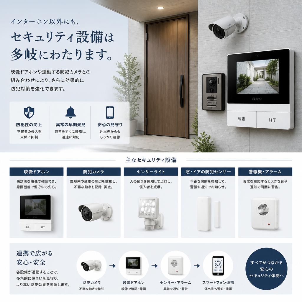 セキュリティ設備とその効果
